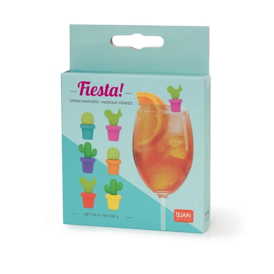 Drink Markers Σετ 6 Τμχ Legami Fiesta! - Πολύχρωμο image 2