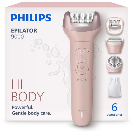 Αποτριχωτική Μηχανή PHILIPS BRE718/00 Ροζ image 23