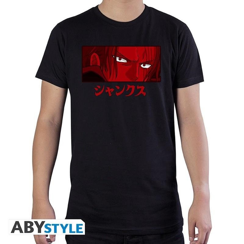 ABYSTYLE T-shirt Abystyle One Piece: Red Shanks - Μαύρο