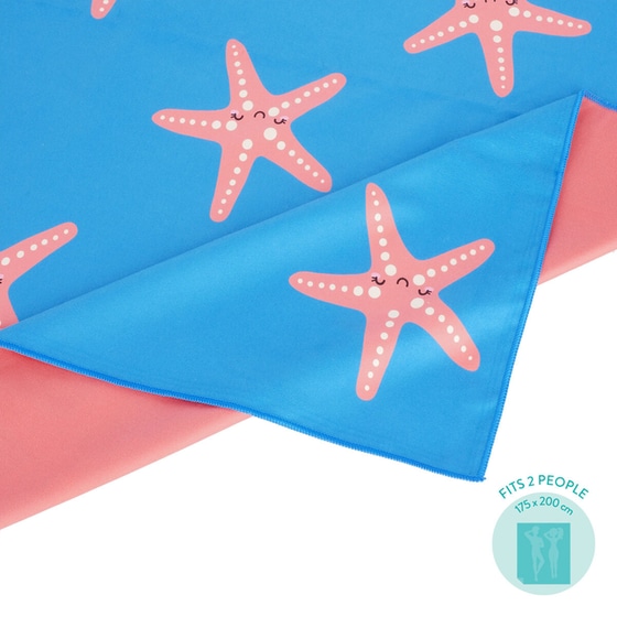 Πετσέτα Θαλάσσης Legami Maxi Starfish 175 x 200 cm - Μπλε image 1