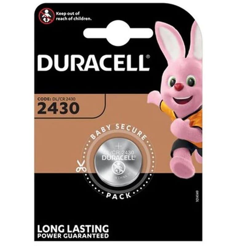 DURACELL 790123 ELECTRONICS 3V LM 2430 10X1