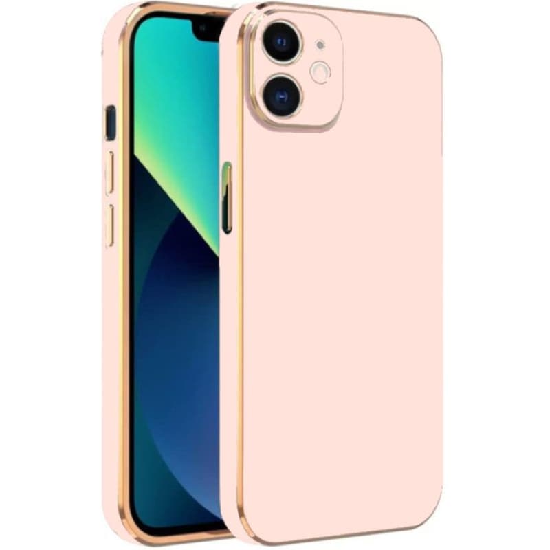 Θήκη Apple iPhone 12 - Bodycell Gold Plated - Pink