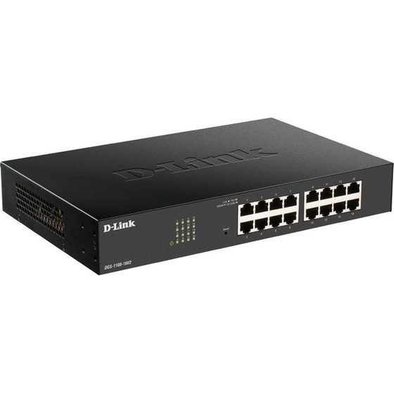 D-Link DGS-1100-16V2 Network Switch Managed L2 Smart Gigabit Ethernet (1000 Mbps) 16-Port image 0