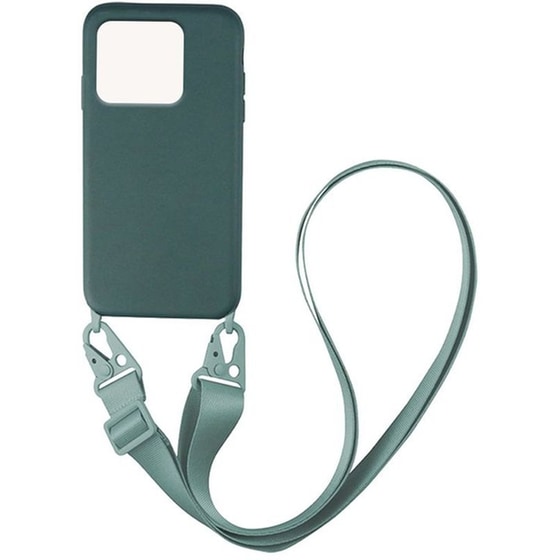 Θήκη Xiaomi Redmi 10C - Sonique Carryhang Liquid Silicone Strap - Πράσινο image 0