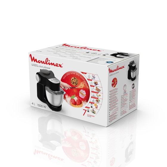 Κουζινομηχανή MOULINEX WIZZO QA3198 1000 W 4 L Μαύρο image 18