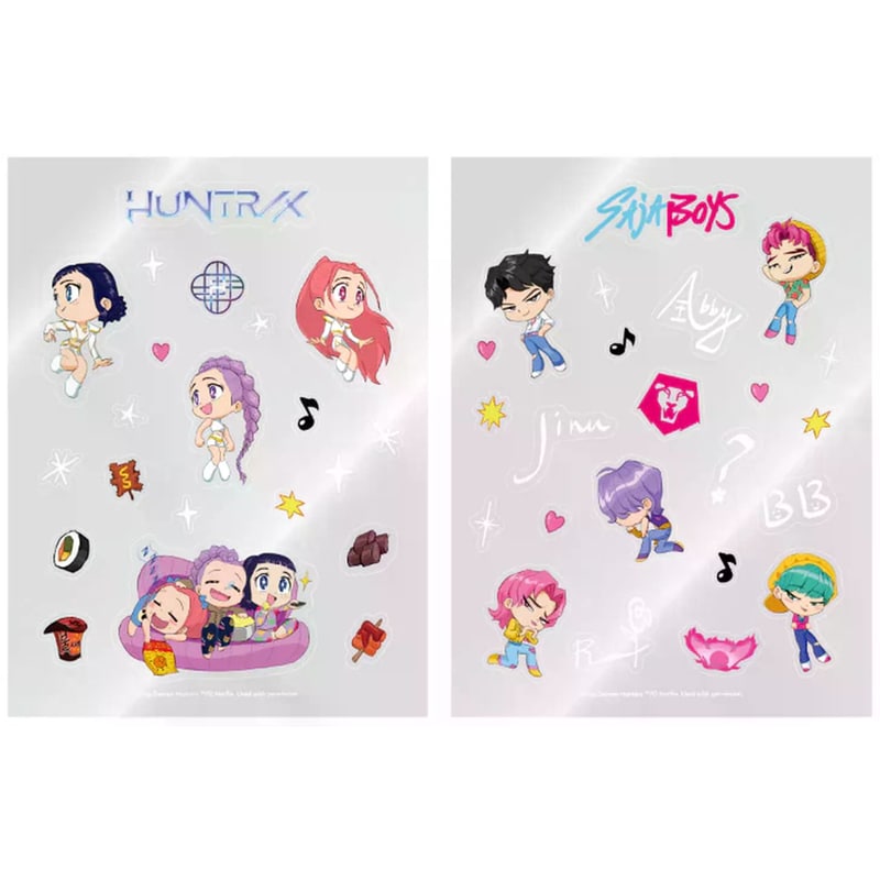 Kpop Demon Hunters - Official Light Stick Decoration Sticker Pack