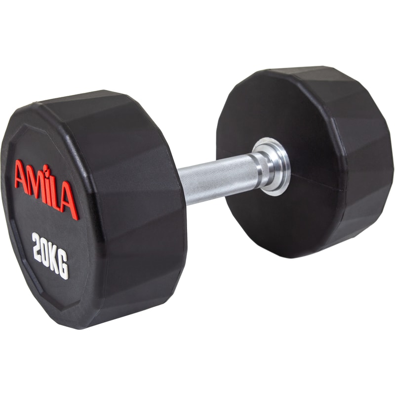 Βαράκι 20 kg Amila Πολυγωνικό 94361 1 Τμχ - Μαύρο