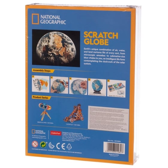 3D Παζλ Cubic Fun Υδρόγειος National Geographic (32 Κομμάτια) image 1