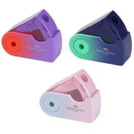 Ξύστρα Faber Castell Μονή Sleeve Μίνι Flow Edition