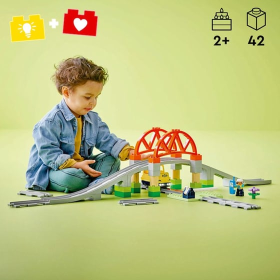 LEGO® DUPLO® Town Σετ Επέκτασης με Γέφυρα και Τροχιές Τρένου (10426) image 1