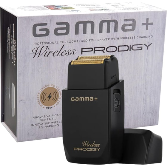 Επαγγελματική Ξυριστική Μηχανή GAMMA PIU Wireless PRODIGY (HCGPWPFS) Μαύρο image 1