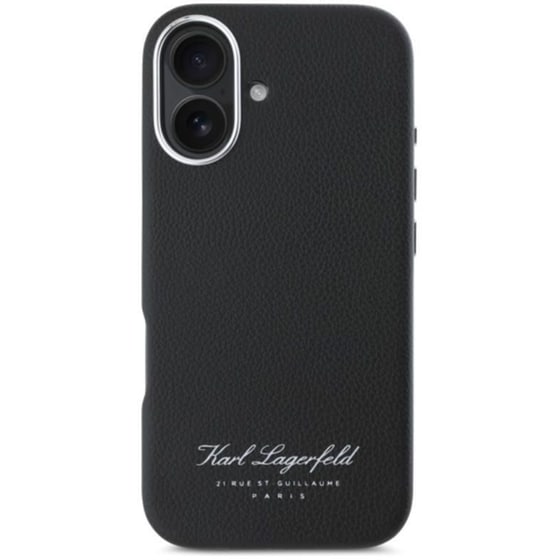 Θήκη Apple iphone 16 - Karl Lagerfeld Grained Pu Hotel Rsg - Μαύρο image 5