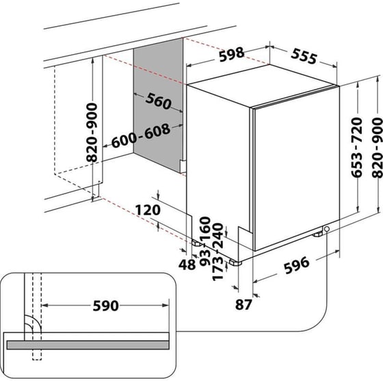 HOTPOINT H2I HD526 A για 14 Σερβίτσια Πλήρως Εντοιχιζόμενο Πλυντήριο Πιάτων image 1