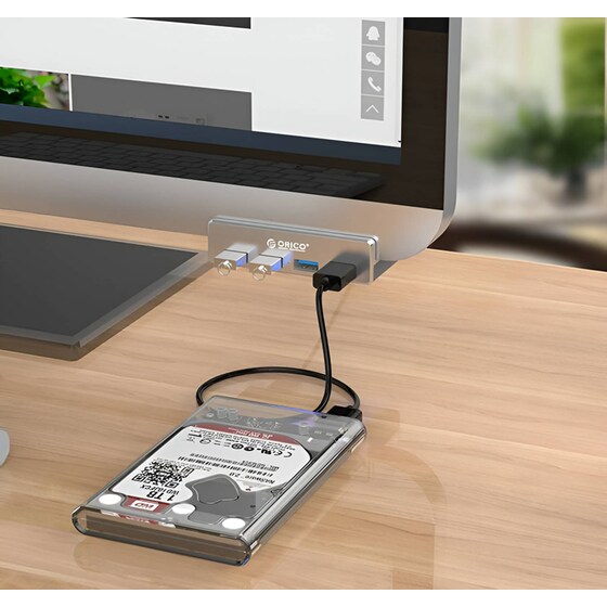 Orico MH4PU-SV-BP USB Hub 4-Port USB 3.0 συμβατό με USB-A image 5
