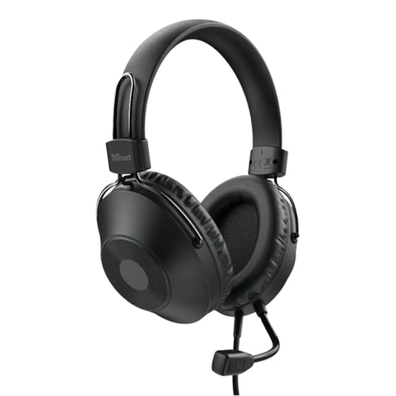 Ακουστικά Headset Trust HS-250 με Μικρόφωνο - Μαύρο image 2