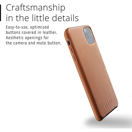 Θήκη Apple iPhone 11 Pro Max - Mujjo Full Leather Case - Tan image 3