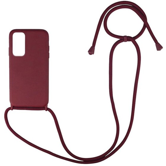 Θήκη Xiaomi Redmi Note 11S - Sonique Carryhang Με Κορδόνι - Μπορντό image 0