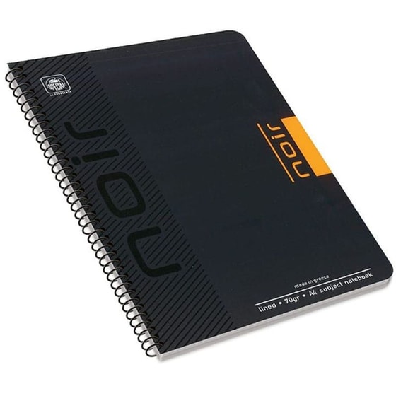 Τετράδιο Σπιράλ Special Noir A4 4 Θεμάτων 120 Φύλλων (1 Τεμάχιο) image 5