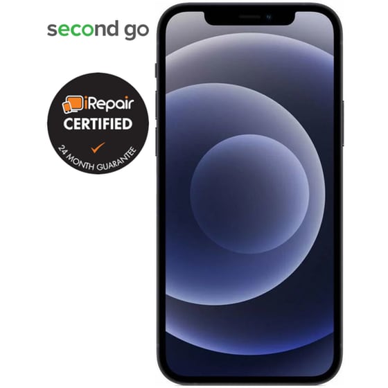 Μεταχειρισμένο Apple iPhone 12 128GB Black second go Certified by iRepair image 2