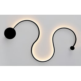 Φωτιστικό Τοίχου Ecolight L2006b - Μαύρο