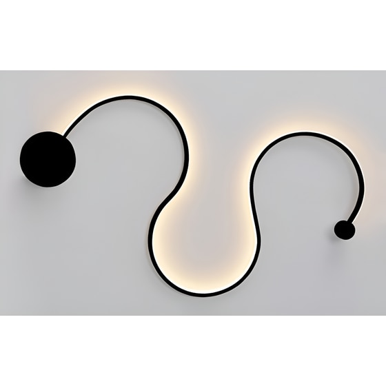 Φωτιστικό Τοίχου Ecolight L2006b - Μαύρο image 0