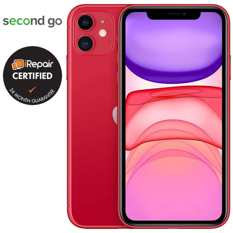 APPLE Second Go Certified μεταχειρισμένο Apple iPhone 11 128GB Product Red