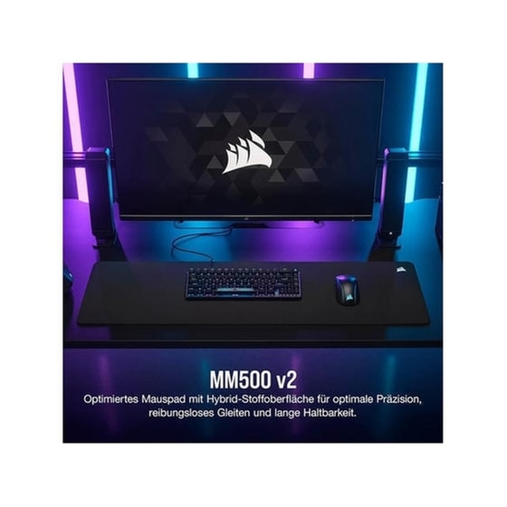 Corsair MM500 v2 Gaming Mouse Pad XL 930 mm - Black image 1