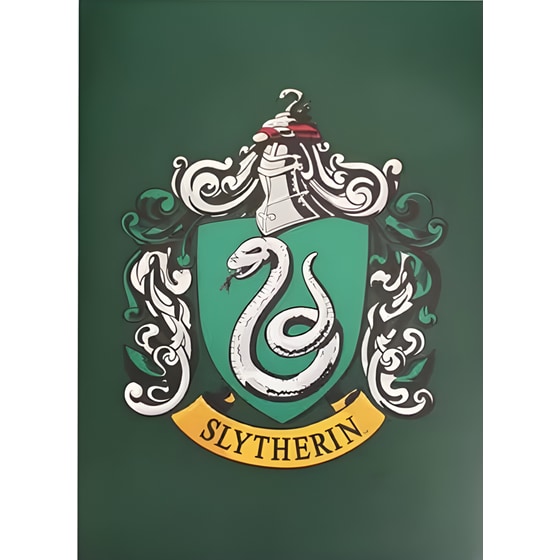 Τετράδιο Καρφίτσα Graffiti Α5 Harry Potter Slytherin (1 Τεμάχιο) image 0