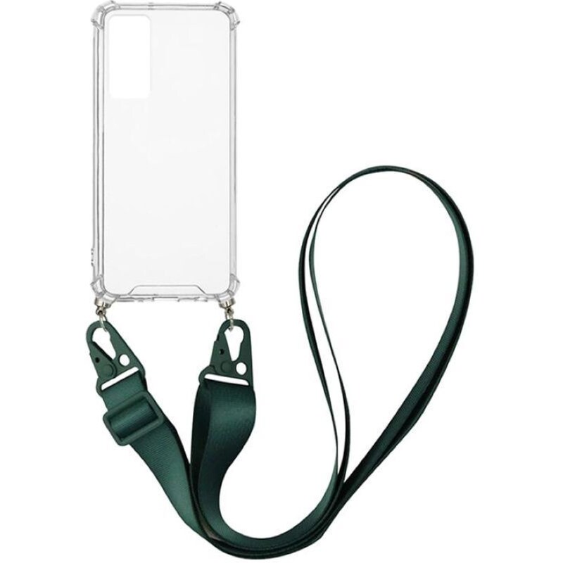 Θήκη Xiaomi Xiaomi 12X 5G - Sonique Armor Clear Με Strap - Πράσινο