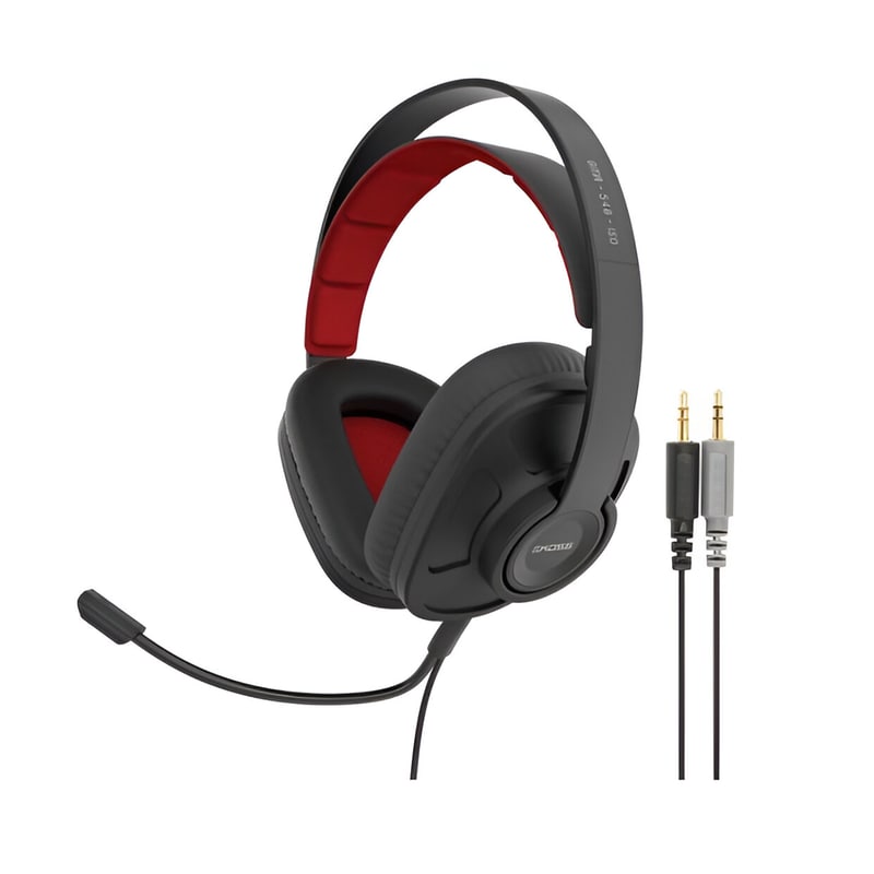 KOSS Koss GMR-540-ISO Gaming Ενσύρματα Ακουστικά 3.5 mm 3D Audio Κόκκινα/Μαύρα