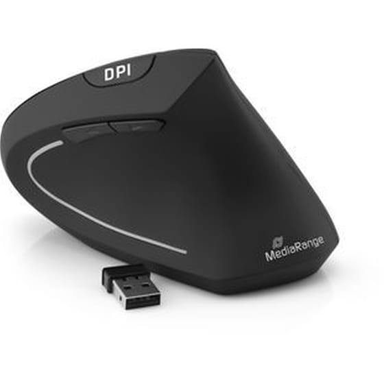 MediaRange MROS232 Ασύρματο Εργονομικό - Μαύρο image 0