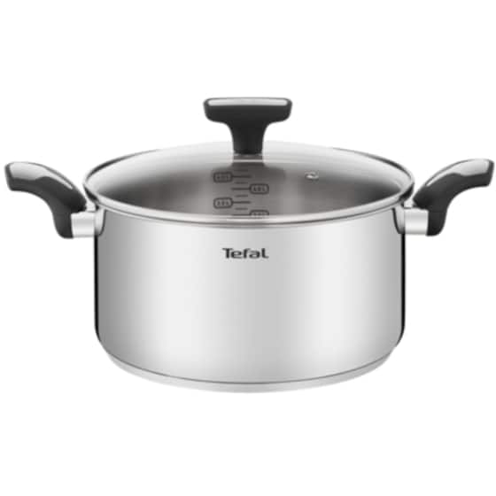 Κατσαρόλα Βαθιά TEFAL EMOTION E30146 από Ανοξείδωτο Ατσάλι 24 cm / 5.2 L Inox image 1