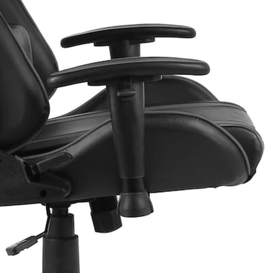Καρέκλα Gaming Γραφείου VidaXL 20483 από Τεχνητό Δέρμα - Γκρι image 2