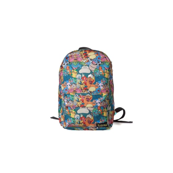 Σακίδιο Πλάτης Difuzed Pokemon Characters All Over image 0
