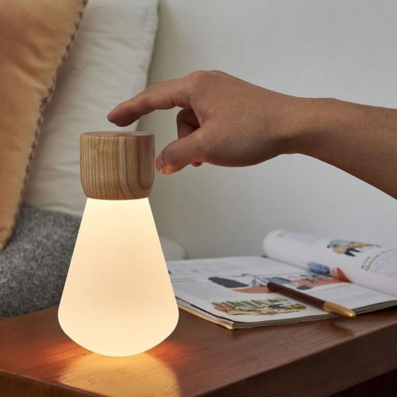 Φωτιστικό&nbsp;Γραφείου&nbsp;Gingko Mini White&nbsp;Ash&nbsp;Wood image 2