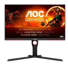 AOC G3 Q27G3XMN/BK Monitor 27" 2K Ultra HD VA 180Hz 1ms