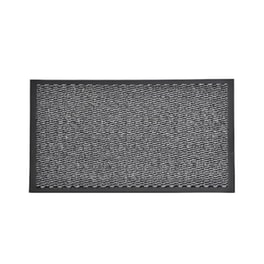 Πατάκι Χαλάκι Εισόδου Lisa 60x40 cm - Γκρι/Μαύρο