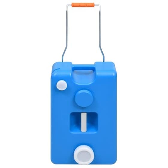 Vidaxl Δεξαμενή Νερού Κάμπινγκ Με Ρόδες Μπλε 25 Λίτρα image 2