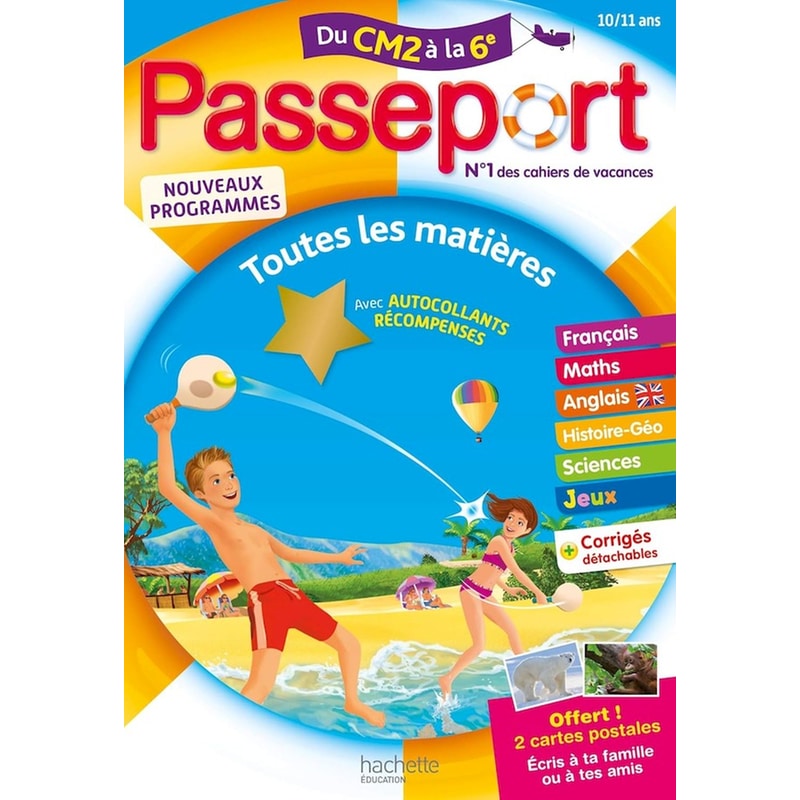 Passeport Toutes les matières du CM2 à la 6e