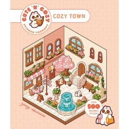 Cute 'n' Cozy Sticker Therapy: Cozy Town