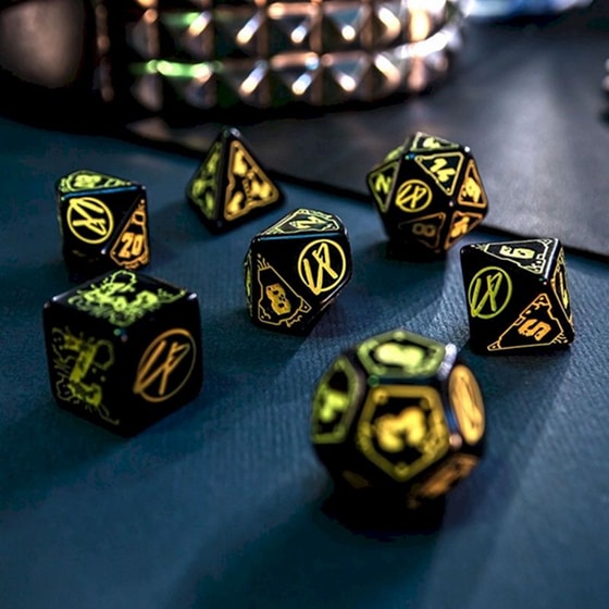Σετ Ζάρια - Cyberpunk Red Dice Set - Wet Work image 1