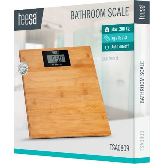 Ψηφιακή Ζυγαριά Σώματος Teesa TSA0809 Καφέ image 1