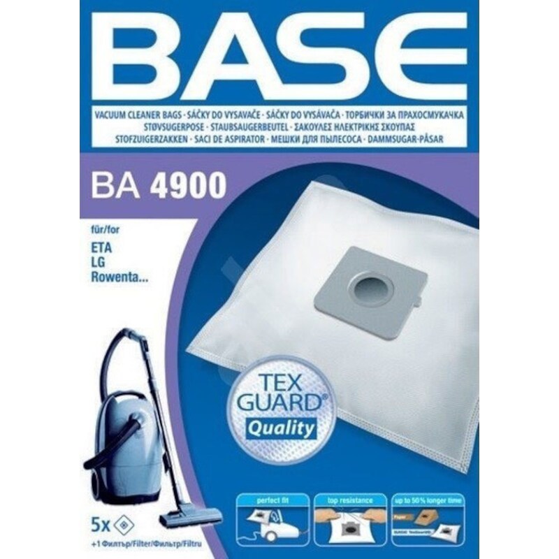 BASE BASE BA4900/5 5 Τμχ Σακουλες Ηλεκτρικής Σκούπας