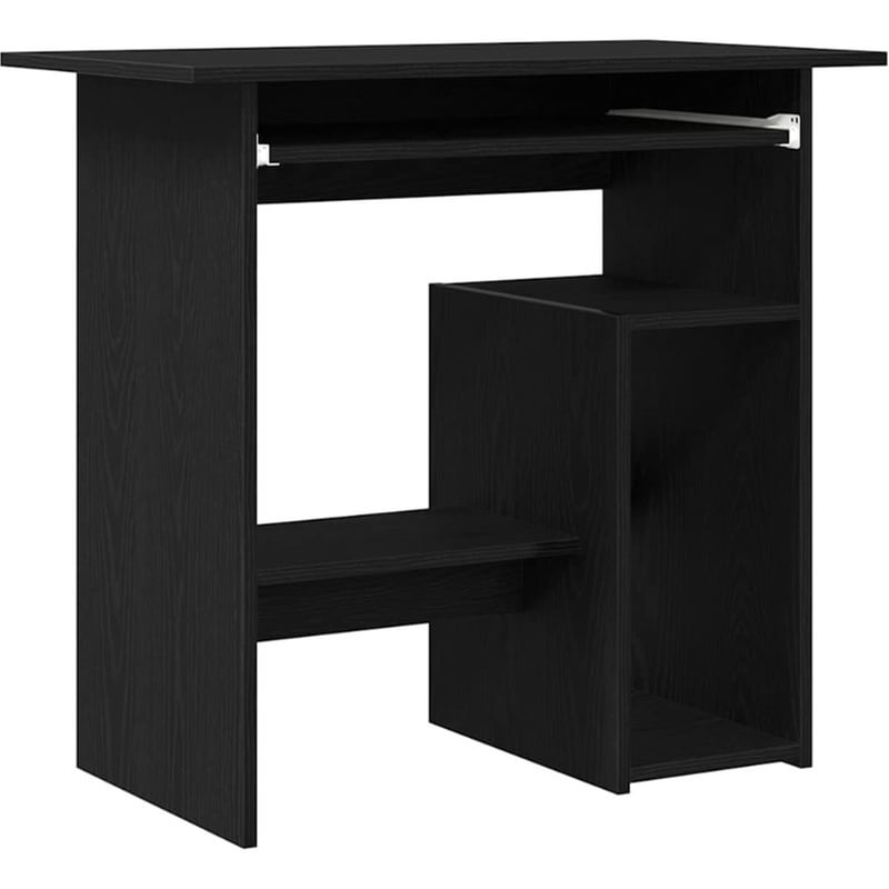 Γραφείο VidaXL από Επεξεργασμένο Ξύλο 80x45x74 cm - Μαύρη Δρυς