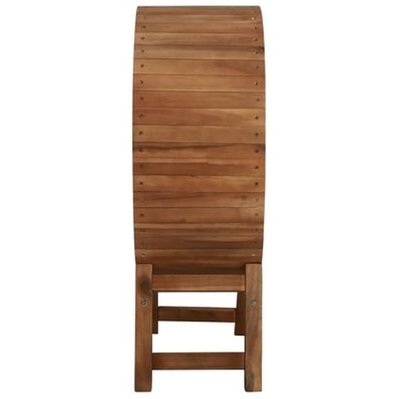 Ραφιέρα/Σταντ Κρασιών Vidaxl Από Μασίφ Ξύλο Ακακίας Για 13 Φιάλες - Καφέ image 3