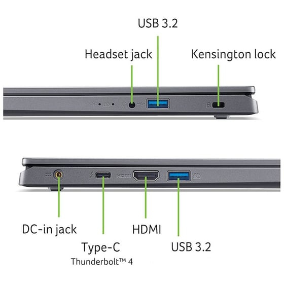 Acer Aspire 15 15.6'' FHD IPS (Intel Core i9-13900H/32 GB/1TB SSD/Iris Xe Graphics/Win11Home) image 9