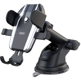 XO Βάση Κινητού Αυτοκινήτου C77 με Ρυθμιζόμενα Άγκιστρα - Μαύρο