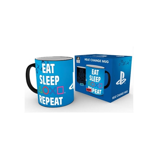 Κούπα Κεραμική Heat Change GB EYE Playstation 320 ml Μαύρο & Μπλε image 1