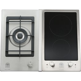 LA GERMANIA P63 1CV LAG X (GPL) 61.5 cm Inox Εστία Μεικτή Υγραερίου Αυτόνομη