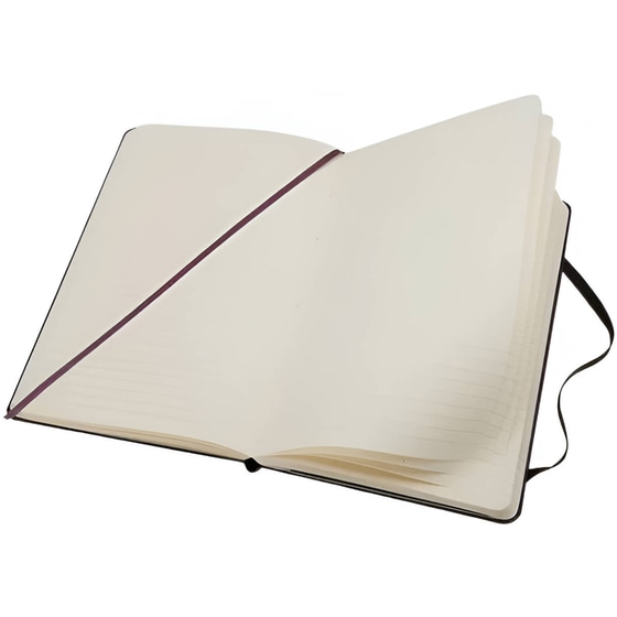 Σημειωματάριο Moleskine Large Ριγέ Μαύρο (1 Τεμάχιο) image 1